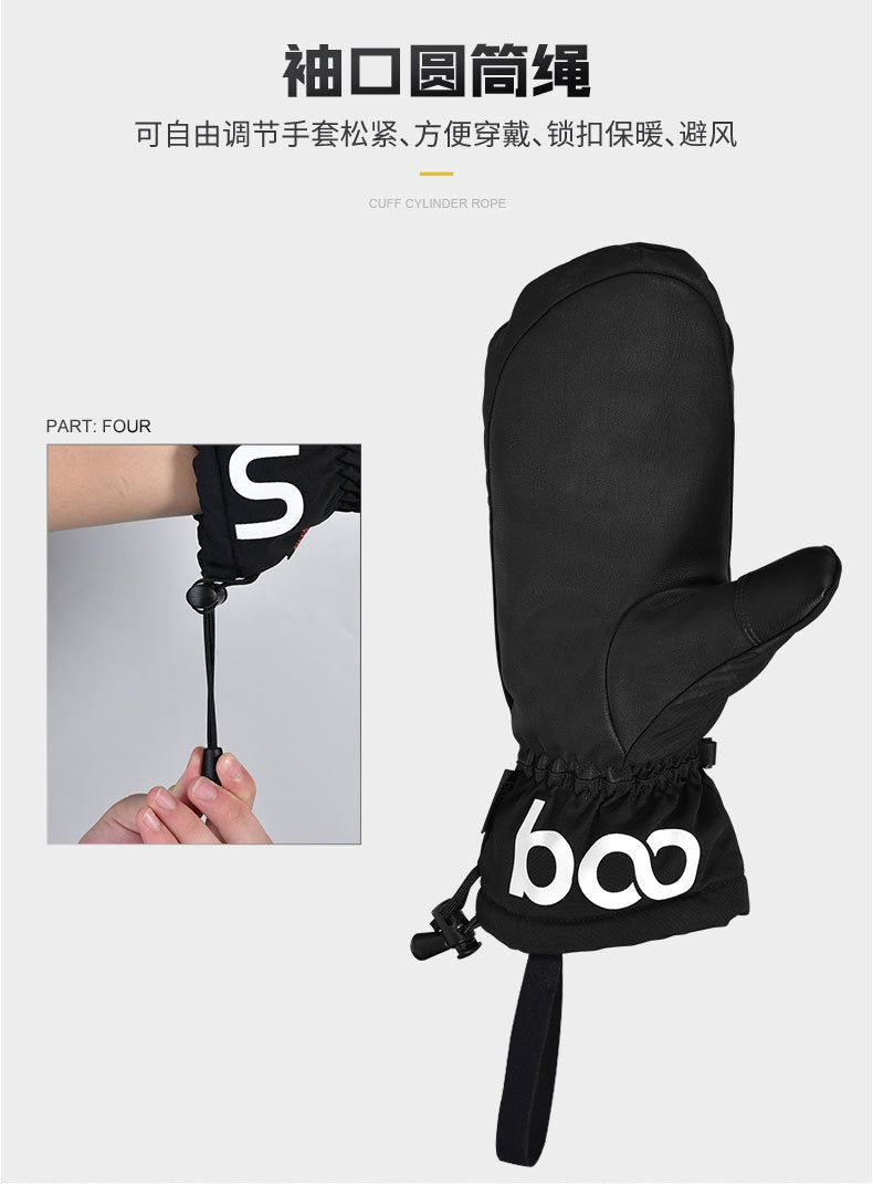 Boodun Winter Gloves – Waterproof, Touchscreen, Zipper Pocket | 6291233