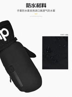 Boodun Winter Gloves – Waterproof, Touchscreen, Zipper Pocket | 6291233