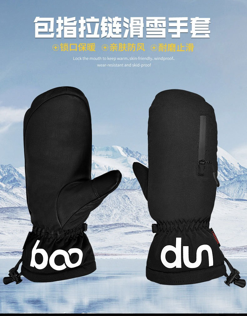 Boodun Winter Gloves – Waterproof, Touchscreen, Zipper Pocket | 6291233