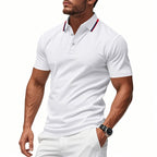 Men’s Quick-Dry Golf Polo Shirt – Short Sleeve Summer Business Casual Top | DS-2108