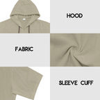 Men’s Linen Hooded Short Sleeve Shirt – Casual Loose Fit | YH-2454