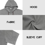 Men’s Linen Hooded Short Sleeve Shirt – Casual Loose Fit | YH-2454