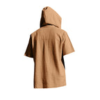 Men’s Casual Linen Hoodie Shirt – Lightweight, Casual & Coastal Cool | YH-CW15