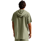 Men’s Casual Linen Hoodie Shirt – Lightweight, Casual & Coastal Cool | YH-CW15