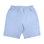 Men’s Linen Beach Shorts Washed Button Fly Relaxed Fit Five-Point Shorts | YH-WW9