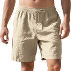 Relaxed Linen Beach Shorts – Lightweight & Breezy for Summer | YH2-WW