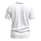 Men’s British Gentleman Style Loose-Fit Linen Polo Shirt Summer Short Sleeve | YHBKCS-20