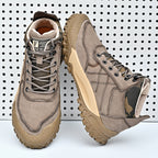 Men's Genuine Leather Hiking Shoes High-Top Outdoor Martin Boots & Trendy Footwear | 2319