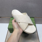 Men‘s Genuine Leather Slide Sandals | Summer Outdoor Casual Flip Flops | Anti-Slip Beach & Streetwear Sandals | 3001