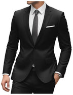 2026 Men‘s 2-Piece Wedding Suit Set | Notch Lapel Business Blazer & Trousers | Cross-Border Formal Wear for Grooms & Hosts | SBT001