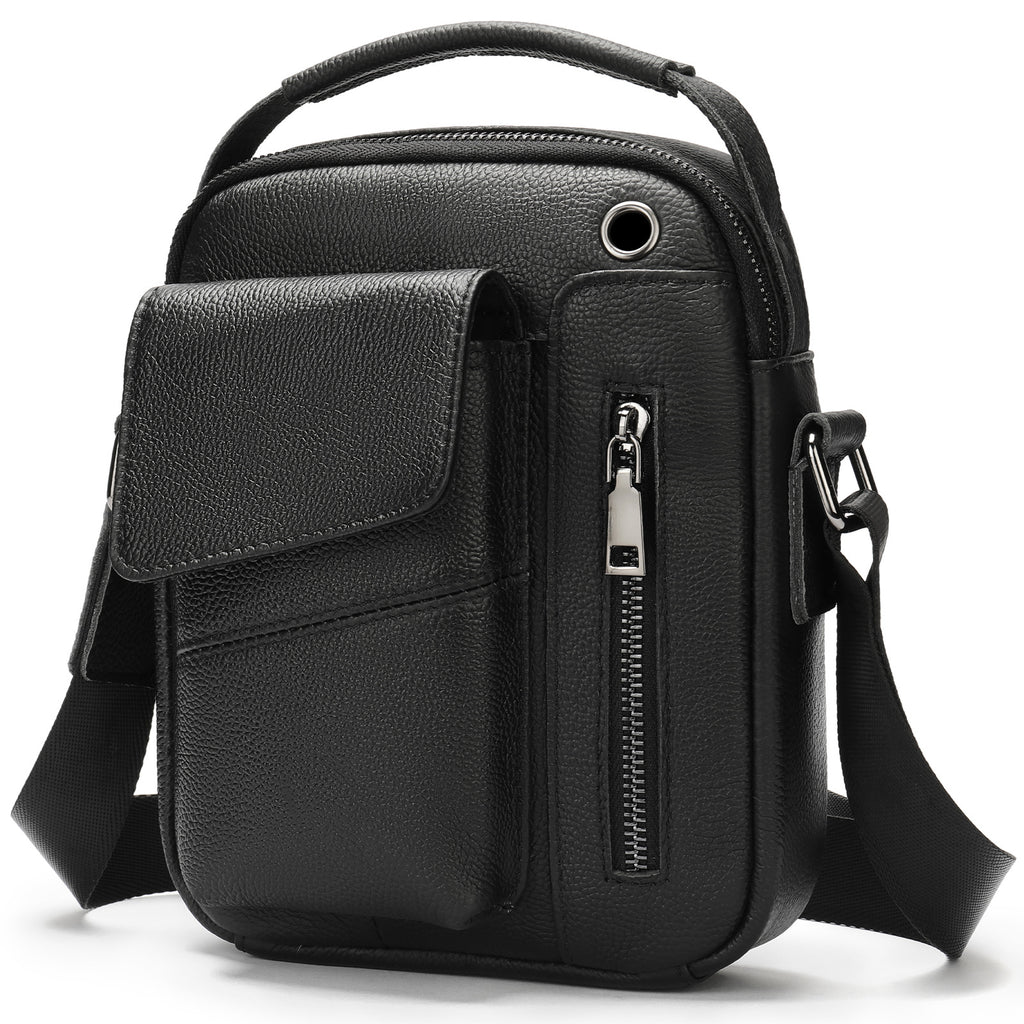 Men's Business Leather Shoulder Bag Stylish & Practical for Work and Travel | 7512