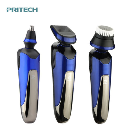 3-in-1 Men's Grooming Set Waterproof USB Rechargeable Electric Shaver & Razor | RSM-1505