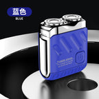 Portable Rechargeable Electric Shaver – Mini Cordless Rotary Razor for Men | R12