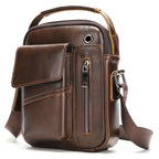 Men's Business Leather Shoulder Bag Stylish & Practical for Work and Travel | 7512