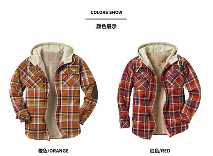 Premium Quality Lightweight Flannel Jacket - Cotton Men’s Casual Wear Hoodie Shirt Jacket | SY0093