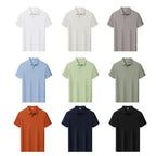 100-Count Mercerized Cotton Polo Shirt | Antibacterial & Cooling | Unisex Summer Short Sleeve Polo Tee | L11-8230