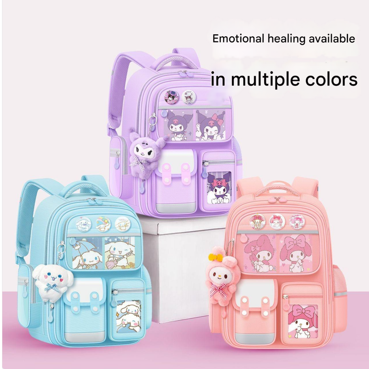 Kulomi Kids’ School Backpack – Lightweight, Ergonomic & Spine-Support Design for Children | 1-602