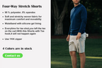 Men's 5-Inch Cargo Shorts – Multi-Pocket, Loose Fit, Summer-Ready Outdoor Style | DK7221