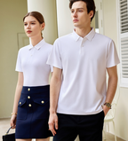 100-Count Mercerized Cotton Polo Shirt | Antibacterial & Cooling | Unisex Summer Short Sleeve Polo Tee | L11-8230