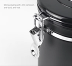 Stainless Steel Coffee Canister – Airtight Storage with CO₂ Valve & Date Tracker (1.5L / 1.8L) | NB-MFG