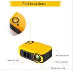 TRANSJEE Mini Projector – Portable Smart LED Home Cinema, Pocket-Sized Mobile Screen, LED Projector for Movies & Gaming | A2000