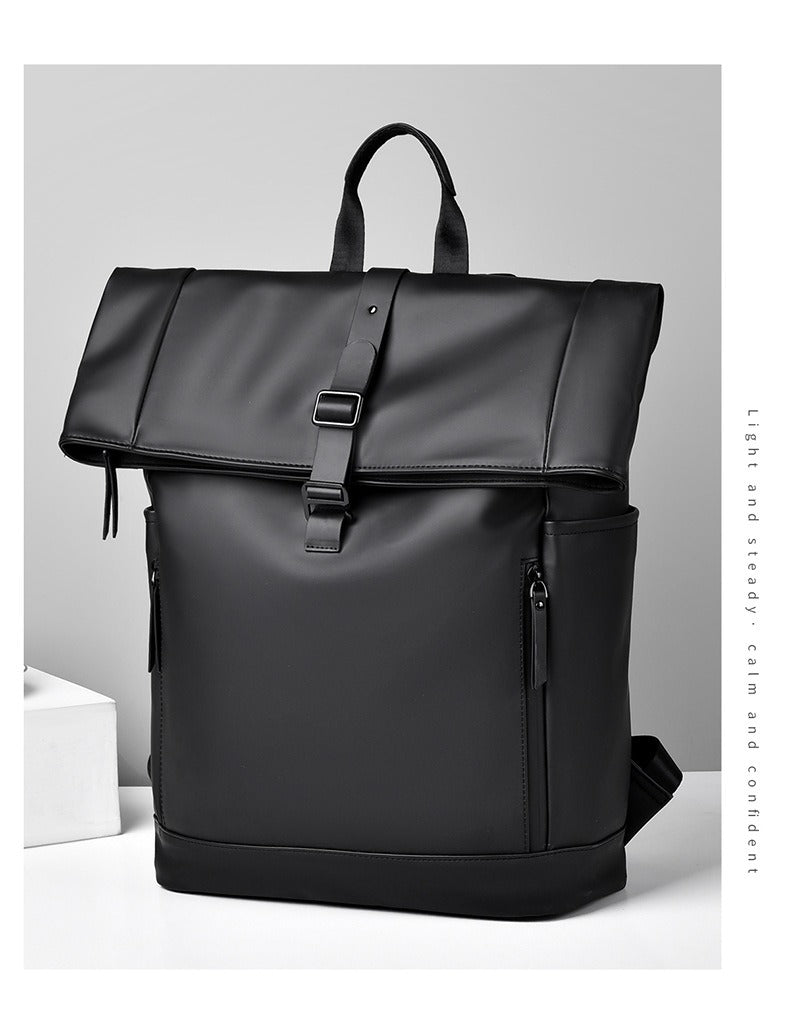 OMASKA Reflective Geometric Backpack – Waterproof, Trendy 14” Laptop Bag | 8605