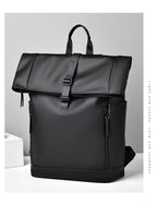 OMASKA Reflective Geometric Backpack – Waterproof, Trendy 14” Laptop Bag | 8605