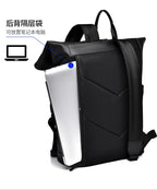 OMASKA Reflective Geometric Backpack – Waterproof, Trendy 14” Laptop Bag | 8605
