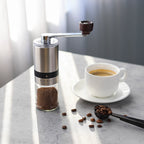 Portable Manual Coffee Grinder – Stainless Steel Hand-Crank Coffee Mill with Ceramic Burr for Home & Outdoor Brewing | 1070165