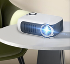 TRANSJEE Mini Projector – Portable Smart LED Home Cinema, Pocket-Sized Mobile Screen, LED Projector for Movies & Gaming | A2000