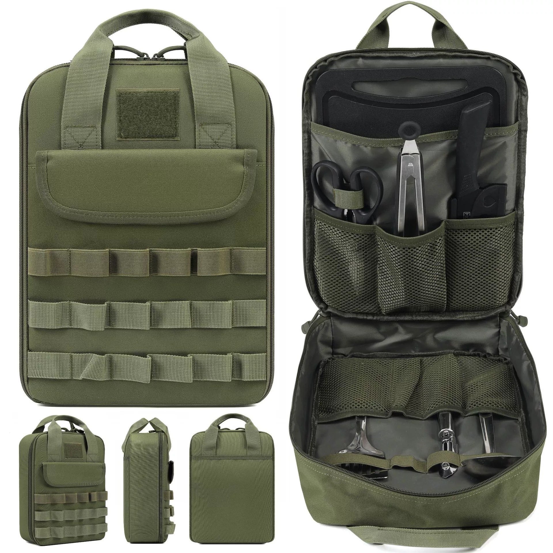 Outdoor Camping Cutlery Storage Bag – Portable Oxford Travel Organizer | AKM-318