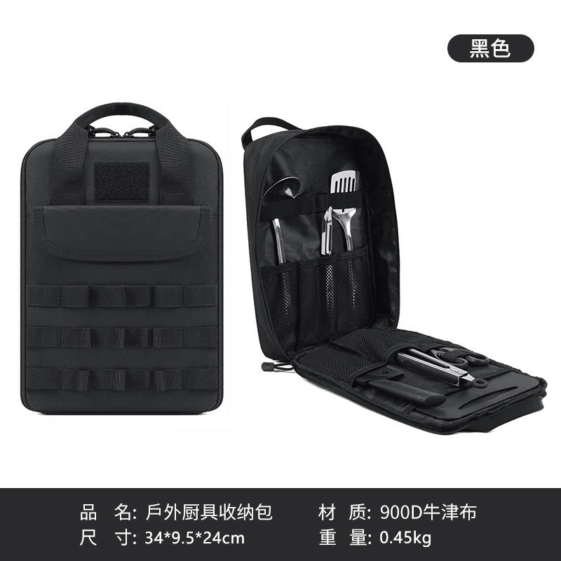 Outdoor Camping Cutlery Storage Bag – Portable Oxford Travel Organizer | AKM-318