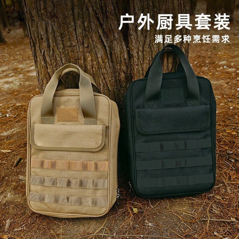 Outdoor Camping Cutlery Storage Bag – Portable Oxford Travel Organizer | AKM-318