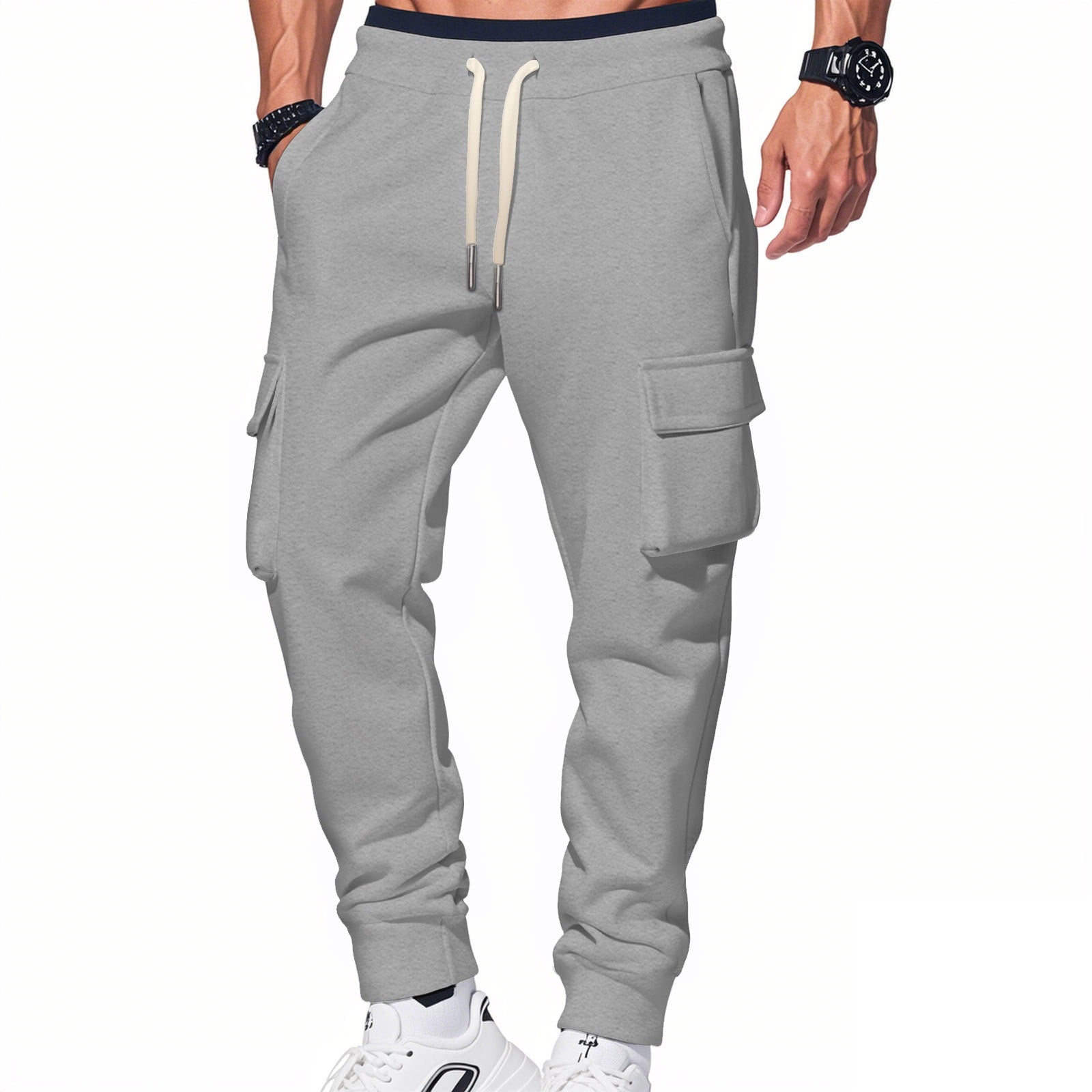Men’s Heavyweight Loose Fit Joggers – Rugged, Relaxed & Durable | YH-YLG-11
