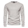 Men’s Oversized Long Sleeve T-Shirt – Casual Streetwear Cotton Crewneck Top for Everyday Style | AX601
