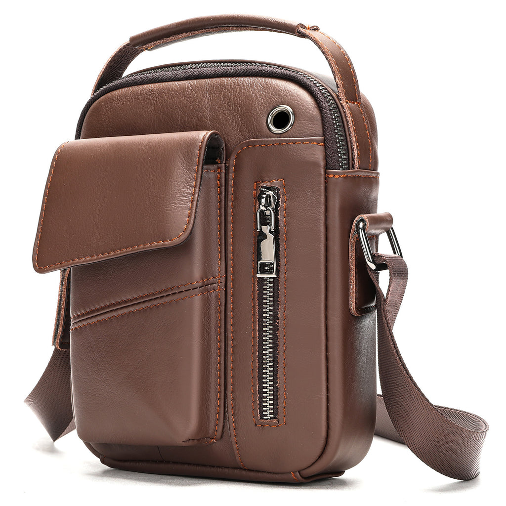 Men's Business Leather Shoulder Bag Stylish & Practical for Work and Travel | 7512