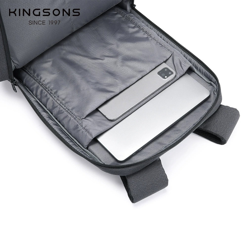 Kingsons Lightweight Laptop Backpack 15.6” Slim Waterproof Business & Student Bag | 24021