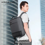 Kingsons Lightweight Laptop Backpack 15.6” Slim Waterproof Business & Student Bag | 24021