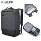 Kingsons Lightweight Laptop Backpack 15.6” Slim Waterproof Business & Student Bag | 24021
