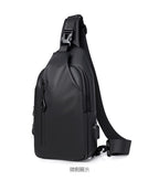 OMASKA Men’s Crossbody Sling – Lightweight Oxford Chest Bag | 0126