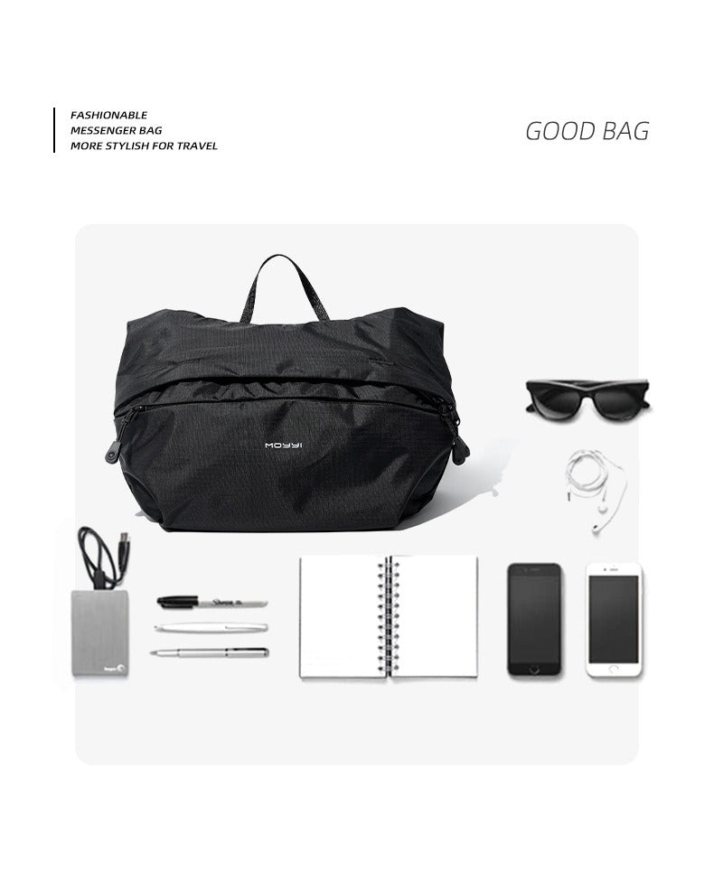 MOYYI Men’s Crossbody Sling Bag – Oxford Streetwear Messenger Backpack for Commuting & Cycling UK | 3520