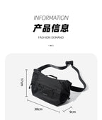 MOYYI Men’s Crossbody Sling Bag – Oxford Streetwear Messenger Backpack for Commuting & Cycling UK | 3520