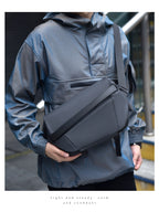 OMASKA Men’s Chest Bag – Expandable 6L Crossbody Sling | 5166