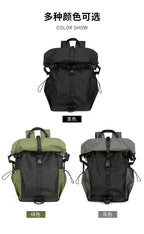 Men’s Roll-Top Backpack – 20–35L Expandable, Laptop & Travel Bag | K001