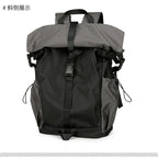 Men’s Roll-Top Backpack – 20–35L Expandable, Laptop & Travel Bag | K001