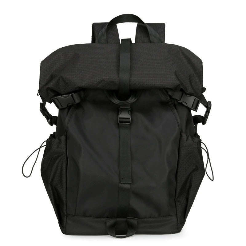 Men’s Roll-Top Backpack – 20–35L Expandable, Laptop & Travel Bag | K001