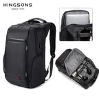 Kingsons Travel Laptop Backpack – USB Charging, Anti-Theft, Waterproof | 3140