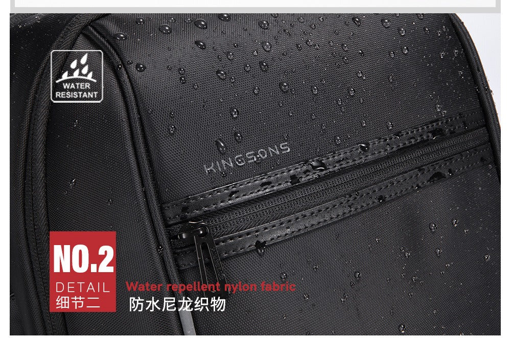 Kingsons Travel Laptop Backpack – USB Charging, Anti-Theft, Waterproof | 3140