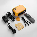 TRANSJEE Mini Projector – Portable Smart LED Home Cinema, Pocket-Sized Mobile Screen, LED Projector for Movies & Gaming | A2000