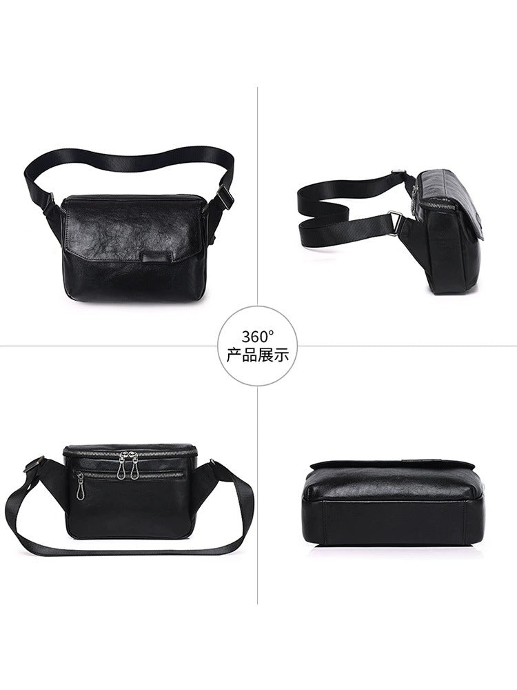 Cafen Kelvri Men’s Premium Leather  bag bum – Genuine Cowhide Crossbody Sling & Waist Pack UK | 88571A